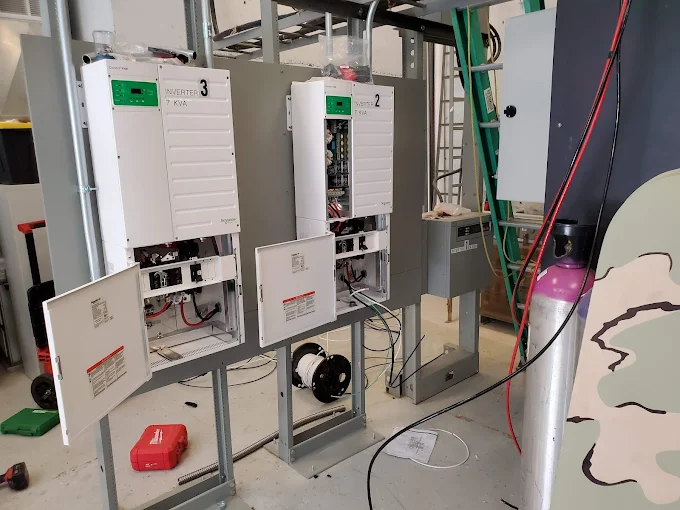 Commercial electrical equipment panels installed by ZZ Electric